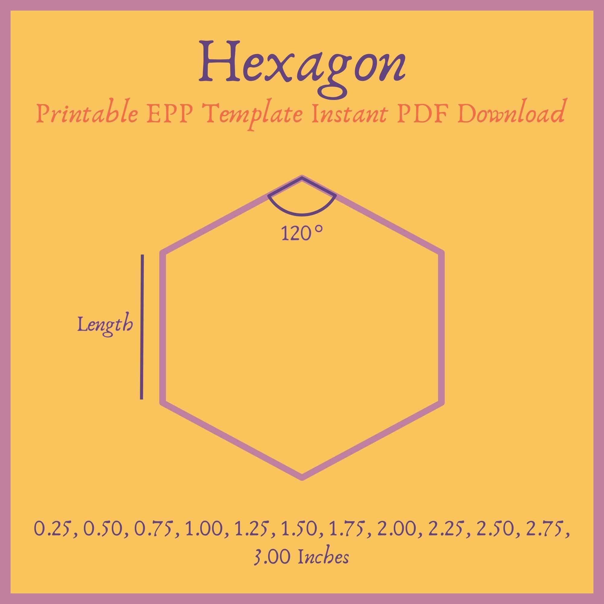 Free Printable Hexagon Template Pdf