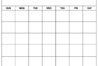 Printable Blank Calendar Templates Wiki Calendar