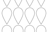 Printable Flower Petal Templates For Making Paper Flowers