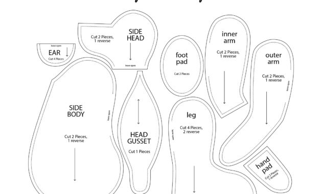 Template Free Downloadable Memory - Sewing Patterns Horse 10 Free Pdf Printables Printablee 630x380 