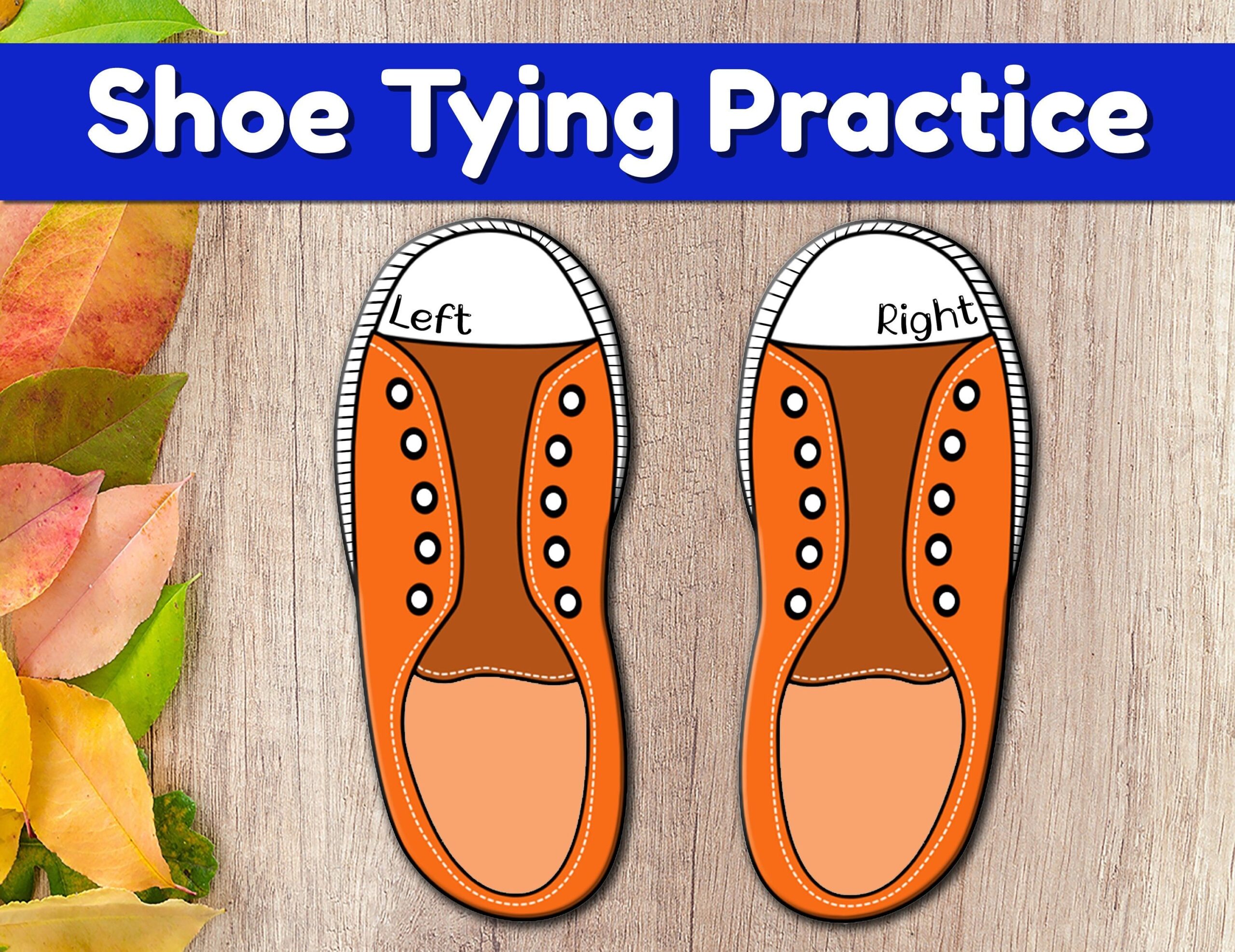 Free Printable Shoe Lacing Template