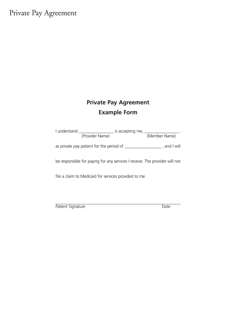 Printable Simple Payment Agreement Template