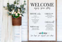 The Best Airbnb Welcome Letter Templates Airbtics Airbnb Analytics