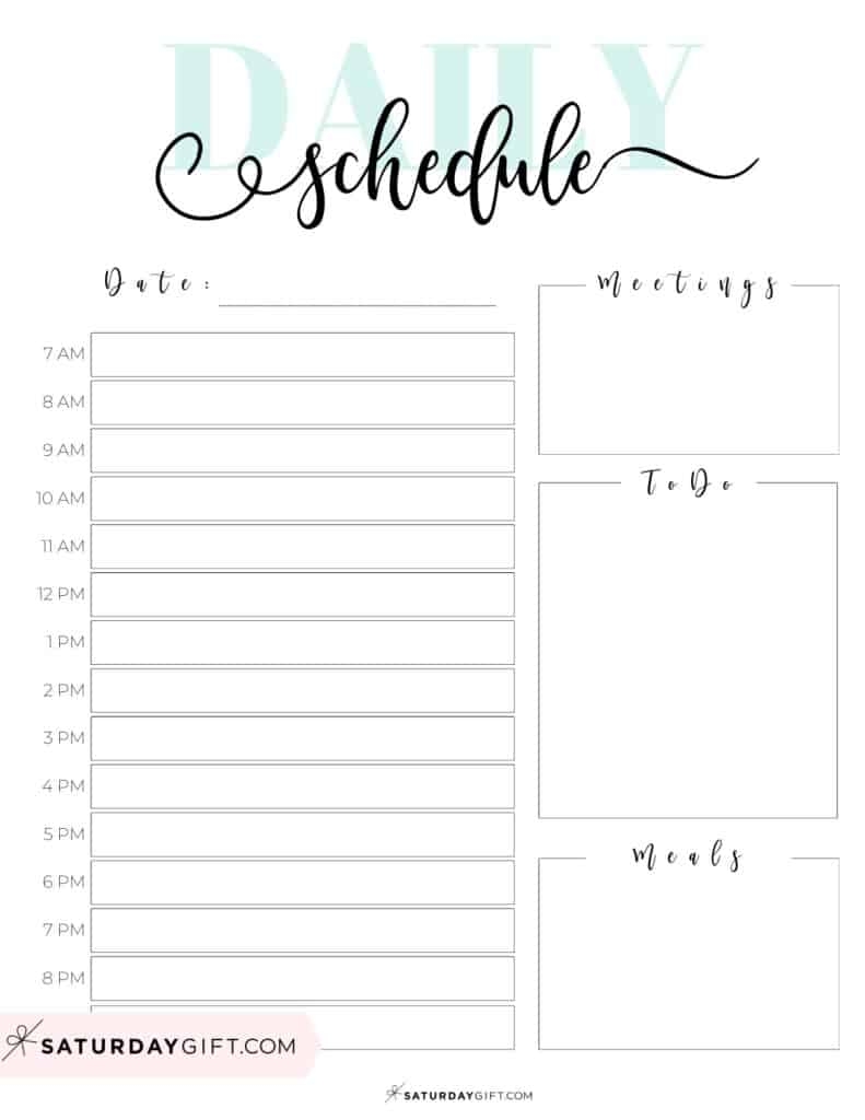 To Do List Template 29 Cute Free Printable To Do Lists SaturdayGift