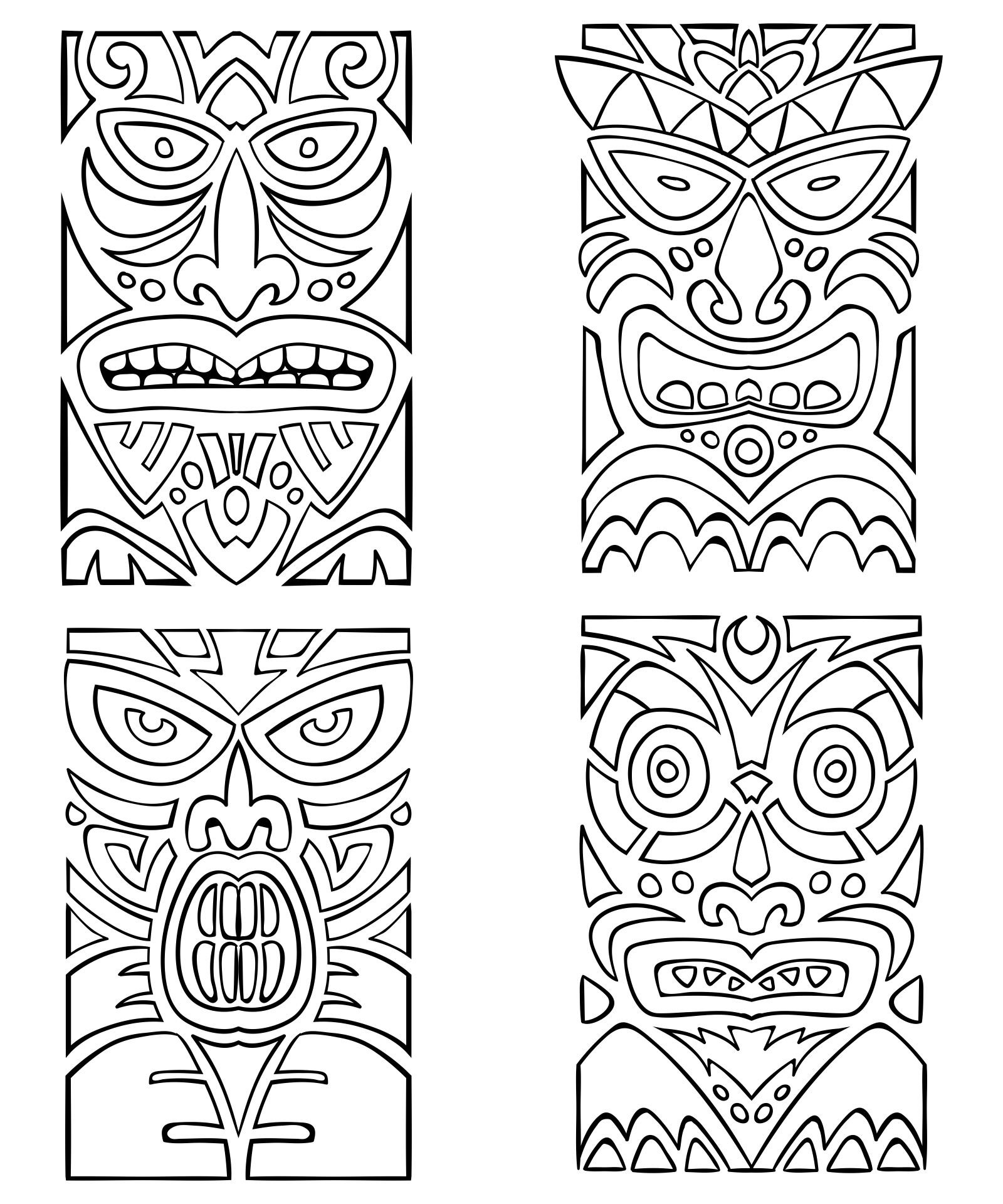 Build Your Own Totem Pole Printable Templates