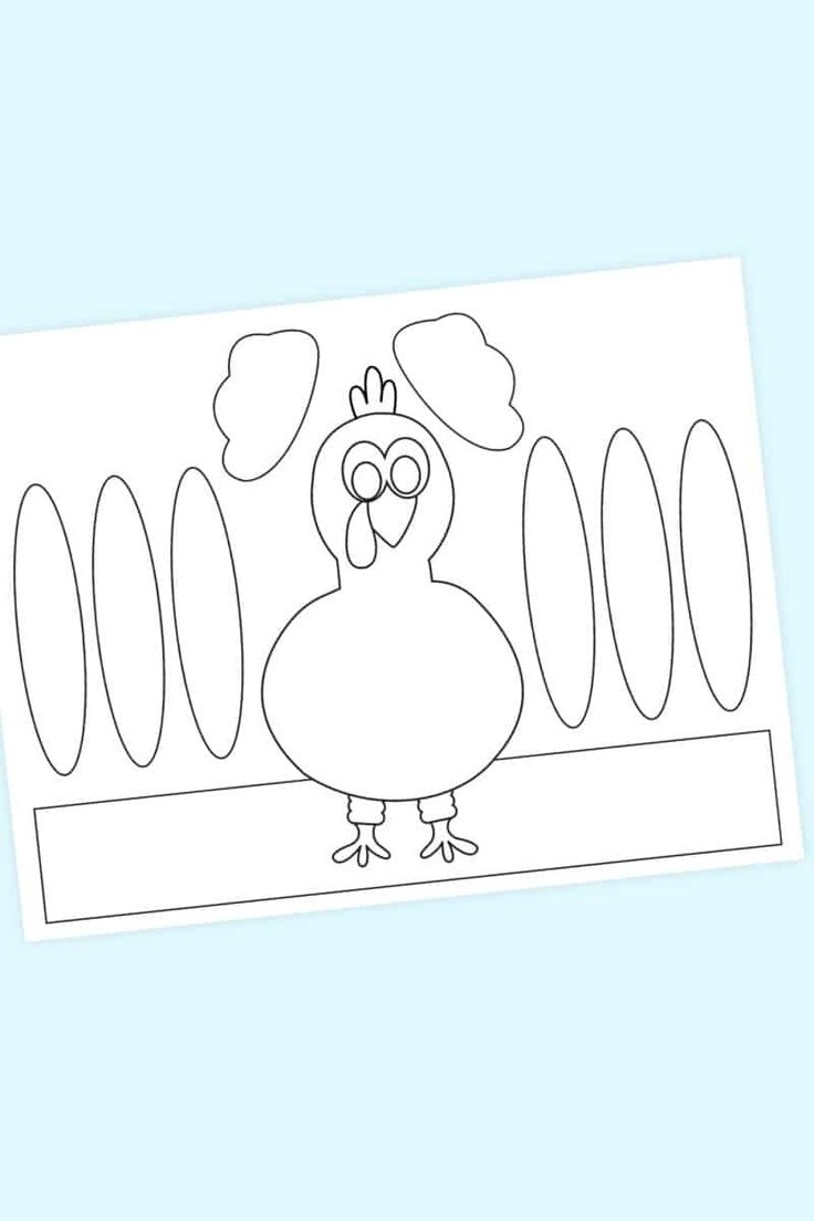 Turkey Headband Craft Template