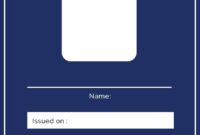 Vertical Blank ID Card Template In Publisher Illustrator Word Pages Download Template